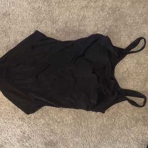 Black One Piece Swimsuit by Catalina